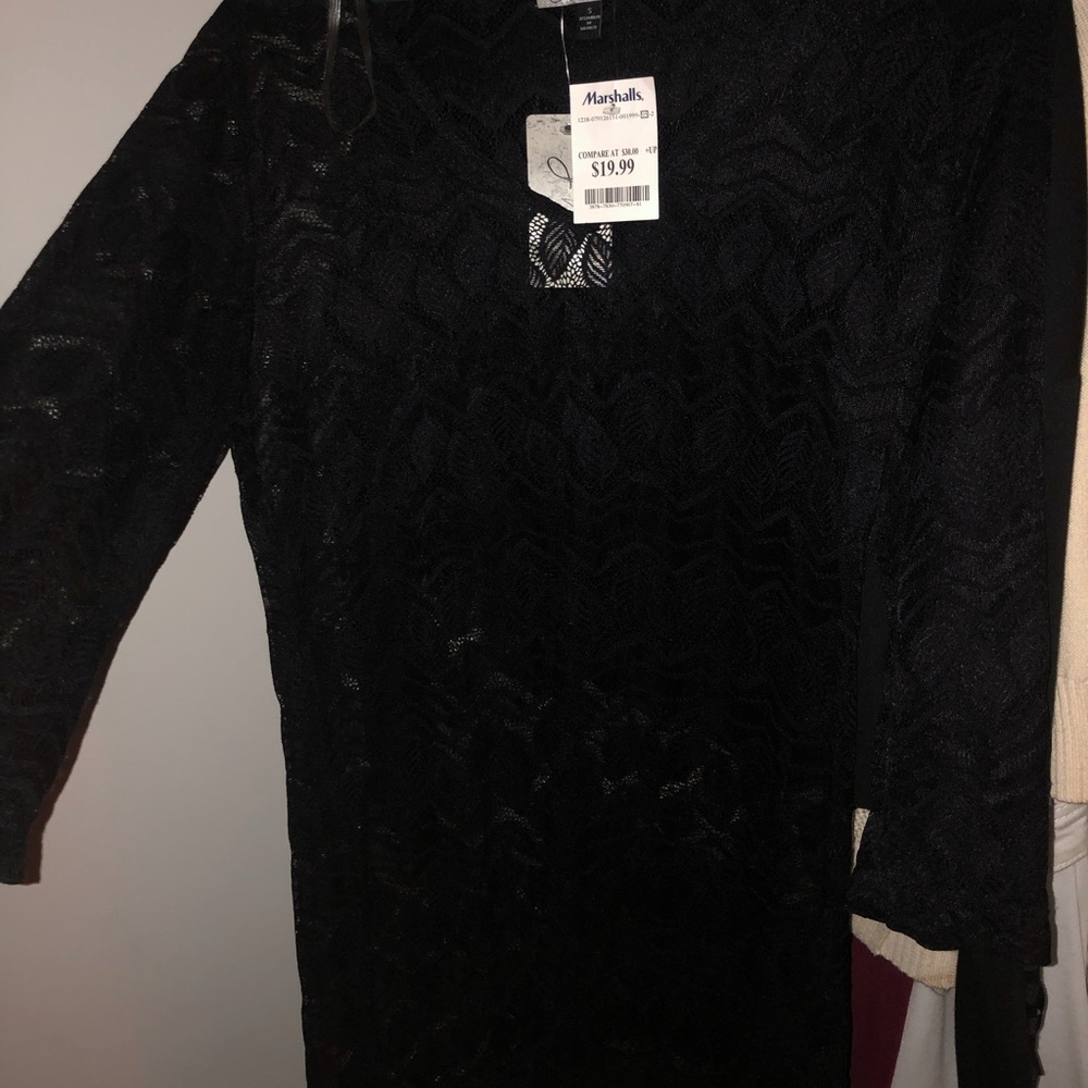 Brand new see thru lace cover up for bathing suit